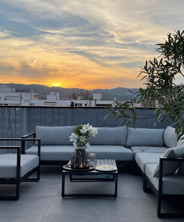 Penthouse Mallorca Blick Kathedrale