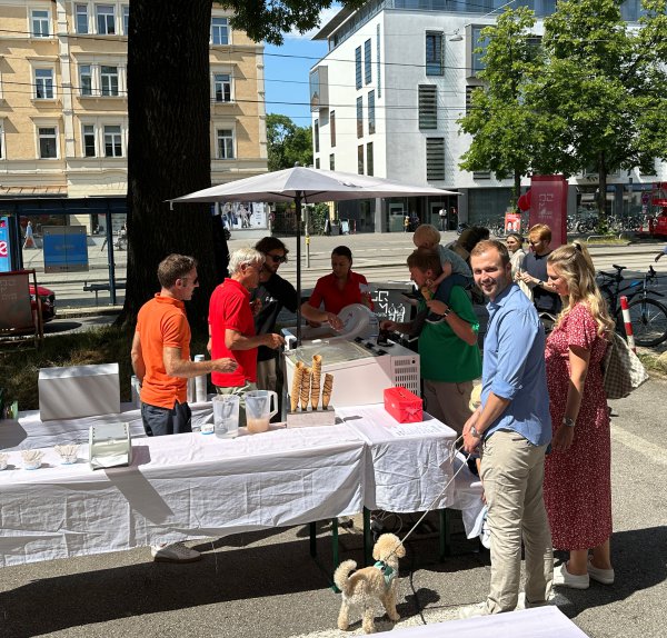 SQM Immobilien Sommerfest Event Eis Patagon