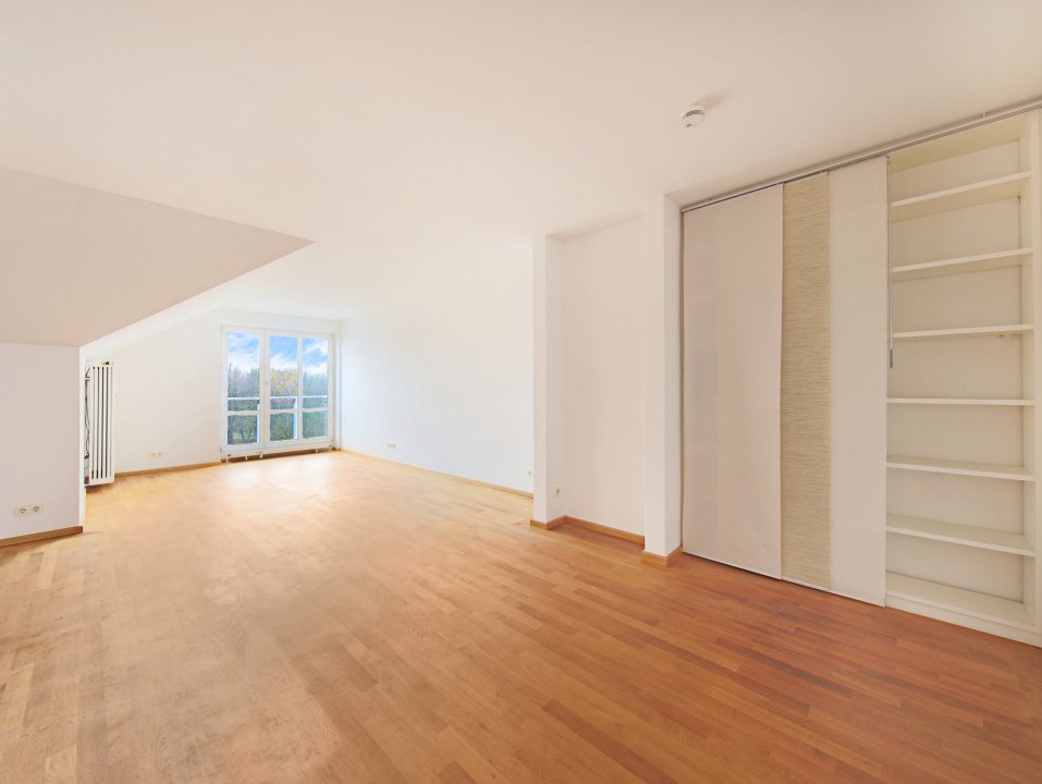 Dachgeschosswohnung München Schwabing Wohnzimmer 2